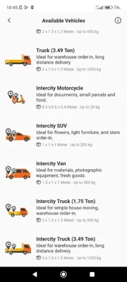 EasyVan by lalaMove android App screenshot 0