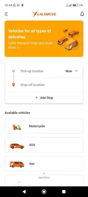 EasyVan by lalaMove android App screenshot 5